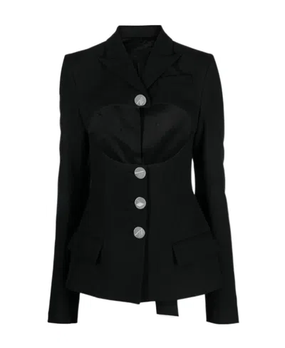 ATTICO GWENDA SINGLE-BREASTED BLAZER