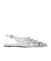 Attico Ballerina Grid In White