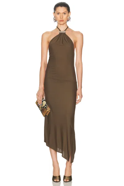 Attico Halter Neck Gown