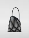 Attico Sunset Shoulder Bag In Black
