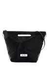 Attico Garden Path Shoulder Bag With Detachable Strap In Black