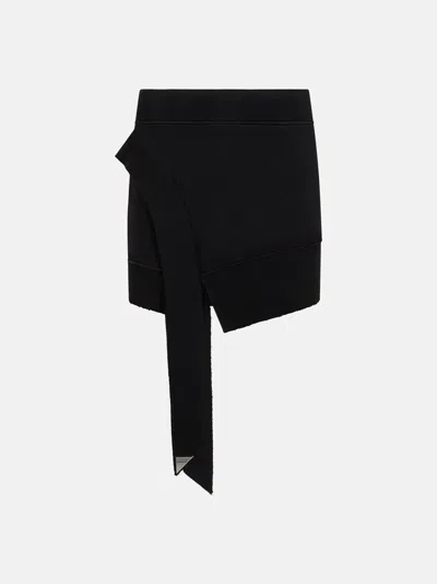 Attico ''hannah'' Black Mini Skirt
