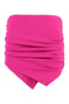 Attico Hatty Asymmetric Miniskirt In 419