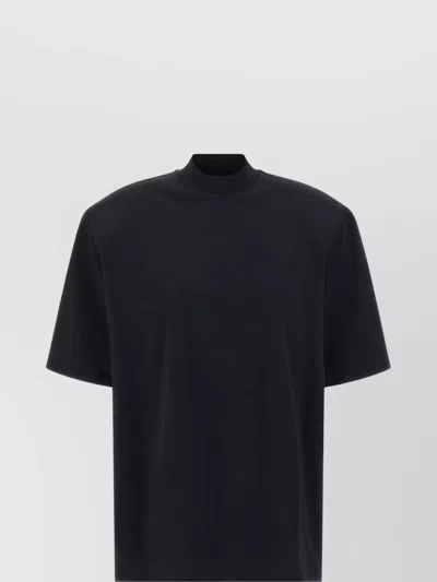 ATTICO HIGH NECK SHORT SLEEVE TOP