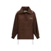 Attico Cotton Sweatshirt Logo 251wcb00091jjf007a R Attic 204 In Brown