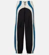 Attico Panelled Drawstring Trousers In Multi