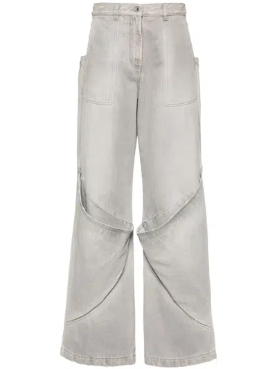 ATTICO HIGH-RISE WIDE-LEG JEANS