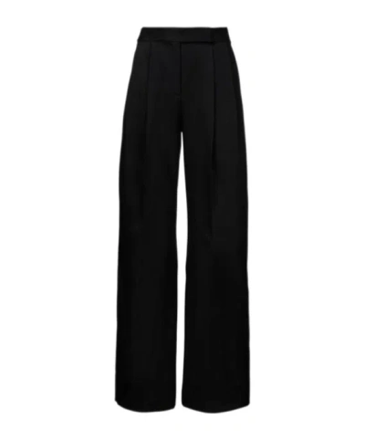 Attico High Waist Casual Pants In Black