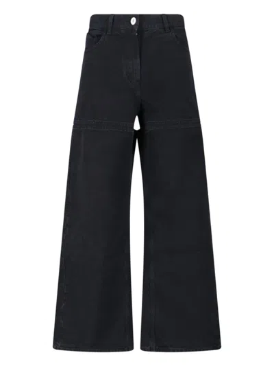 Attico High-waisted Black Trousers