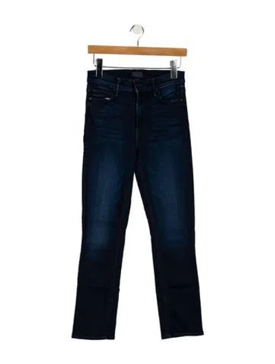 Pre-owned Attico High-rise Wide Leg Jeans In Gray