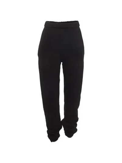 Pre-owned Attico High-waisted Track Pants In Black