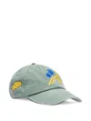 Attico Ibiza Embroidered Baseball Cap In Green