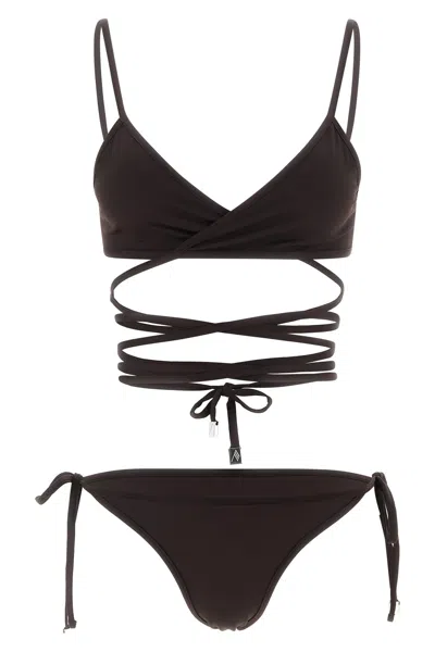 Attico Il Primo Bagno Beachwear Brown
