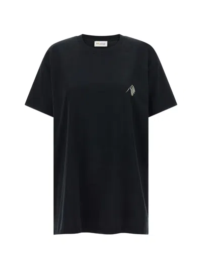 Attico Il Primo Bagno Cotton T-shirt In Black