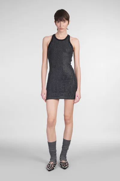 ATTICO IN BLACK COTTON