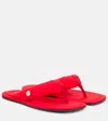 Attico Indie Canvas Thong Sandals