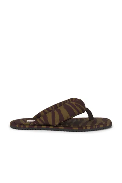 Attico Indie Flat Thong Sandal In Black