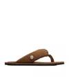 Attico Indie Flip Flops In Brown