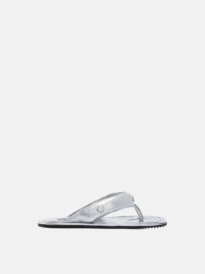 Attico ''indie'' Silver Flat Thong