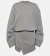 Attico Ivory Fleece In Grey