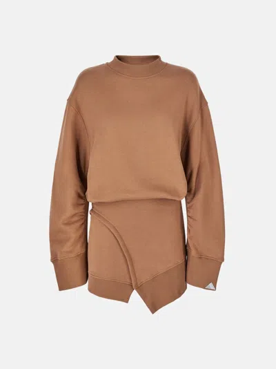 Attico ''ivory'' Camel Mini Dress