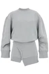 Attico Mini Abito Ivory Felpato