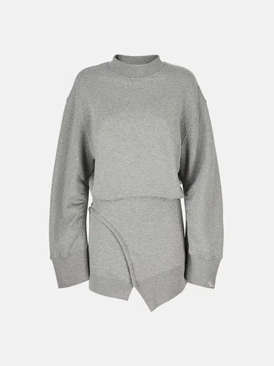 ATTICO ''IVORY'' MELANGE GREY MINI DRESS