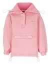 Attico Jacket With Logo In Pink