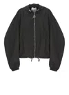 Attico Oversized Bomber Jacket In Black