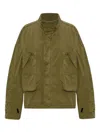 Attico Pockets Detail Jacket In Green