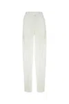 Attico Satin Waistband Pleated Trousers In 43