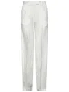 Attico Milk-colored ''jagger'' Trousers In White