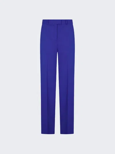 Attico Jagger Tuxedo Gabardine Pants In Blue