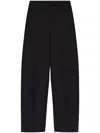 Attico Jagger Wool Tailored Trousers In Schwarz