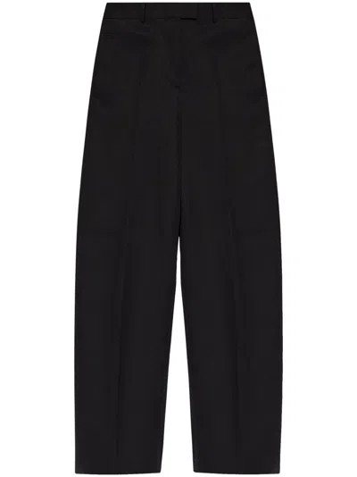 Attico Jagger Wool Tailored Trousers In Black