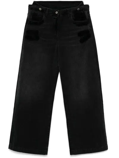 Attico Jeans In Black