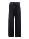 Attico Mat Coated Canvas Long Pants For Women