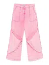 Attico Baggy Pants In Pink