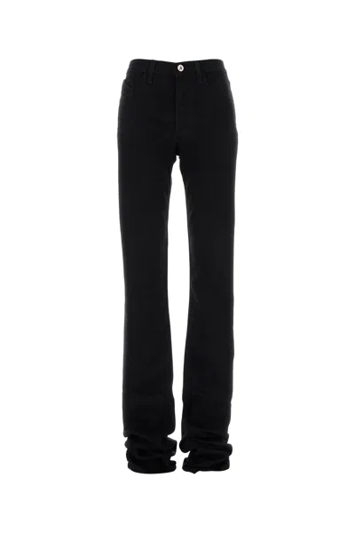 Attico Black Stretch Denim Jeans