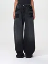 Attico Jeans The  Woman Color Black In Schwarz