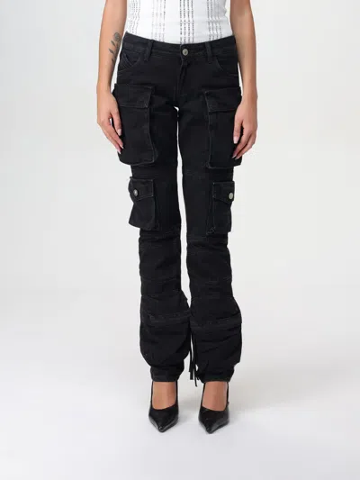 Attico Jeans The  Woman Color Black In Schwarz