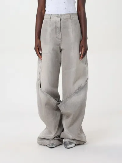 Attico Jeans The  Woman Color Grey
