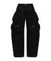 Attico Jeans With Belt Loops In Black