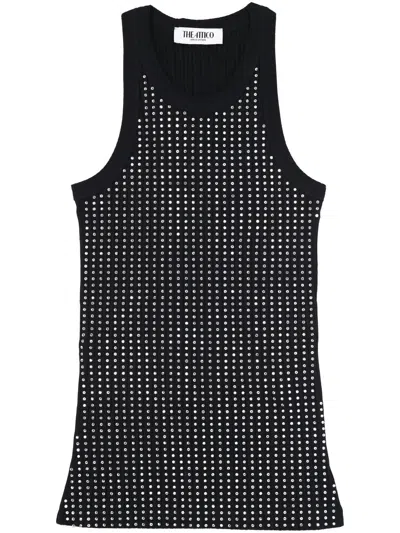ATTICO JERSEY RIBBED TANK TOP