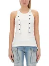 Attico Tank Top In White
