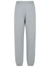 Attico Jogger Grey Cotton Pants In Grey