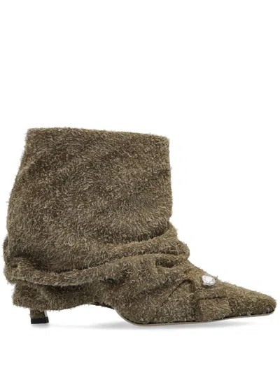 ATTICO JUNO 95 ANKLE BOOTS