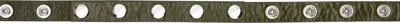 Attico Khaki Press-stud Belt In 828 Military Green
