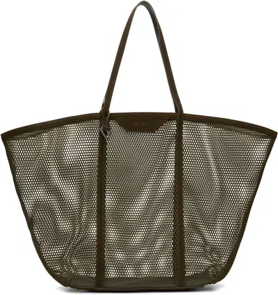 ATTICO KHAKI VIA DEL MARE TOTE