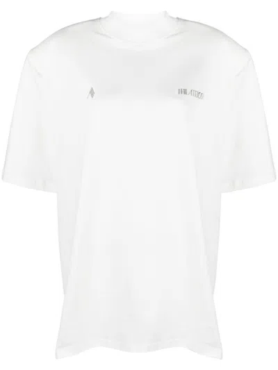 Attico Kilie Cotton T-shirt T-shirt In White